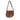 htc los angeles JOAN VINTAGE LEATHER Saddle bag in Cognac, featuring sun-studded details. Crafted in Italy, 100% cow leather. Hollywood Trading Company