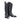 Hollywood Trading Company UNDER PRESSURE LEATHER BOOT UNDER PRESSURE LEATHER BOOT Black leather Texan boots. Squared metal tip. Heel height: 5 cm. Made in Italy. boots Hollywood Trading Company Hollywood Trading Company