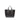htc los angeles DUSTY SUEDE MOUSTACHE SMALL BLACK Shopper bag in Black suede, featuring a zip closure. Crafted in Italy, with sun and moustache-shaped details, 100% cow leather. Hollywood Trading Company