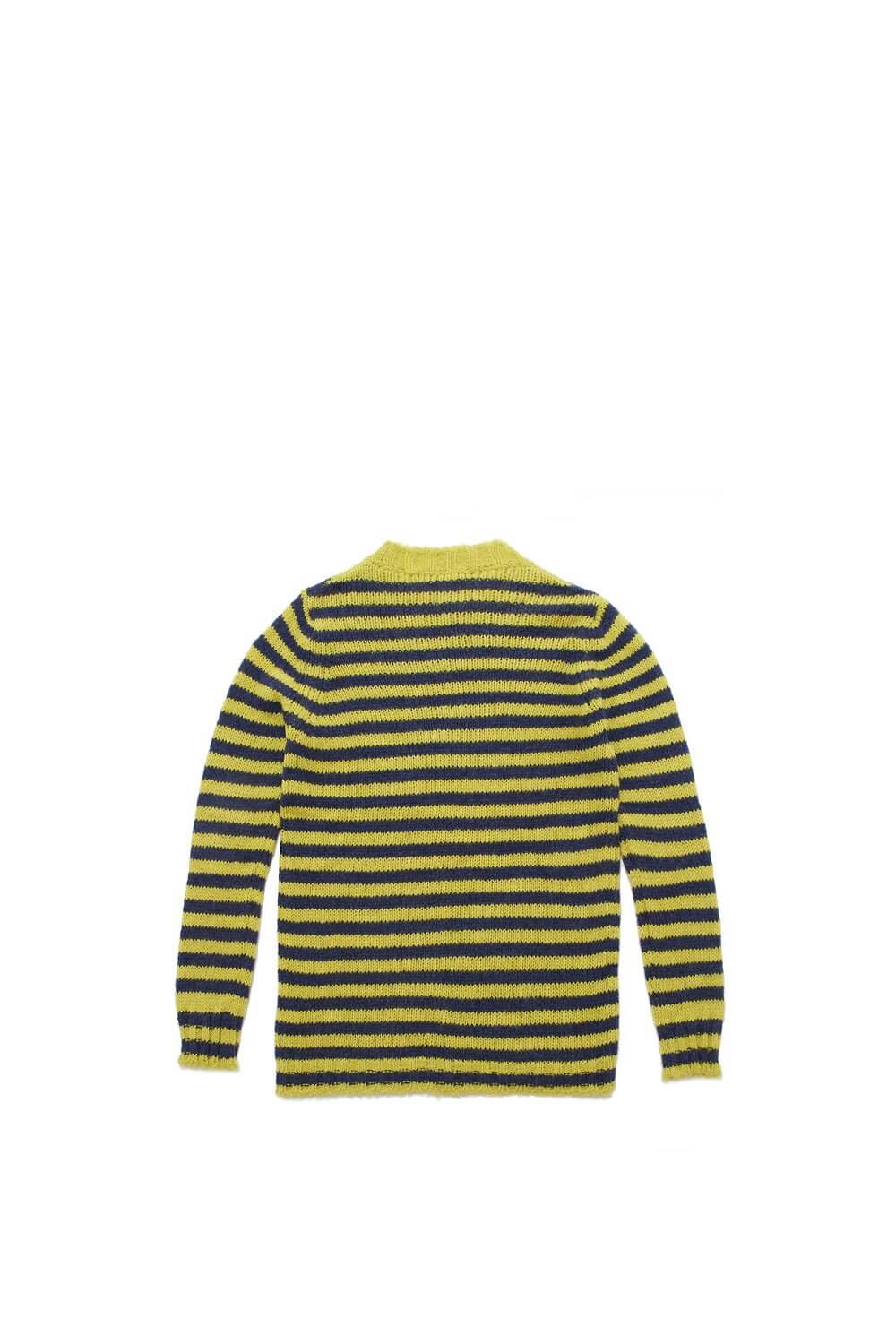LIL LOGO OVER SWEATER Striped knit round neck sweater. 42% Acrylic 30% Polyamide 14% Mohair 14% Wool HTC LOS ANGELES