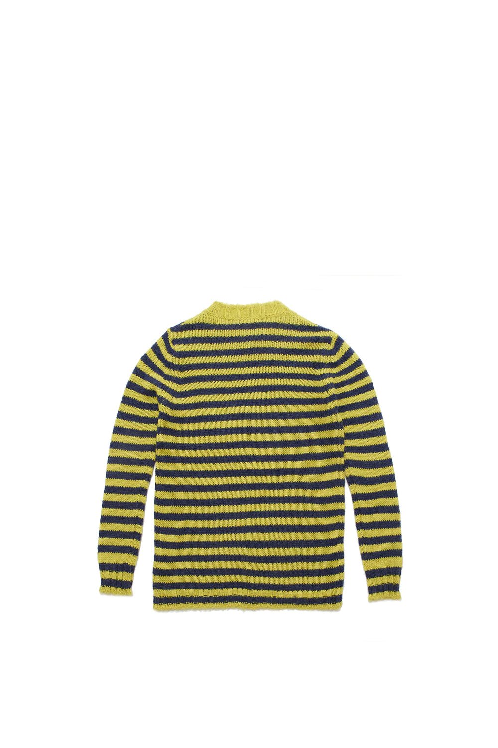 LIL LOGO OVER SWEATER Striped knit round neck sweater. 42% Acrylic 30% Polyamide 14% Mohair 14% Wool HTC LOS ANGELES