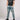 Hollywood Trading Company LOOSE MUSH BLUE LOOSE MUSH BLUE Loose fit jeans in blue denim, 5 pockets, hidden front button closure. Metallic logo detail on the back. 100% cotton. Made in Italy. Hollywood Trading Company Hollywood Trading Company