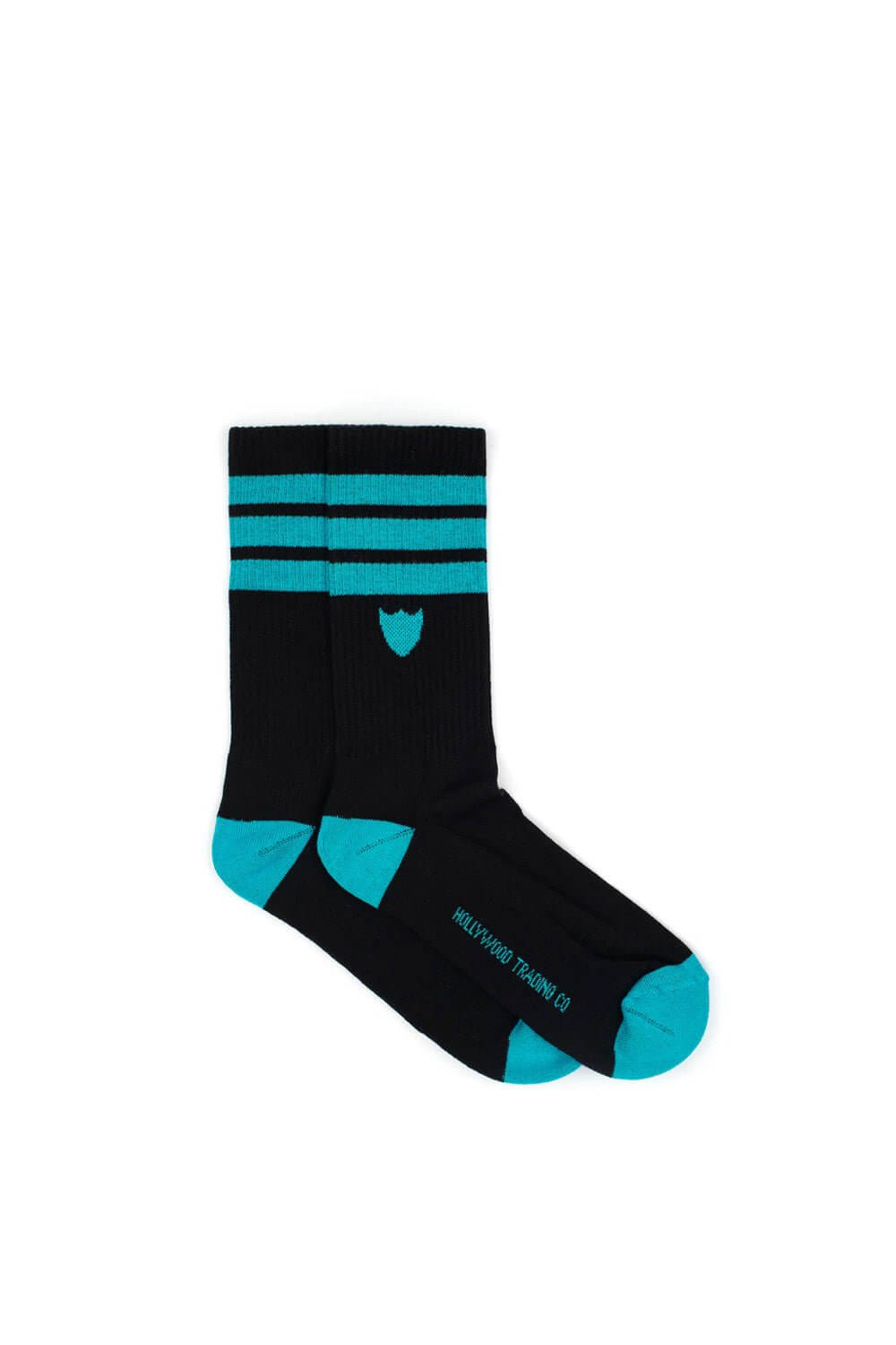SHIELD STRIPES WOMAN SOCKS Signature woman socks with HTC shield logo. 85% Cotton 10% Polyamide 5% Elastane. Made in Italy HTC LOS ANGELES