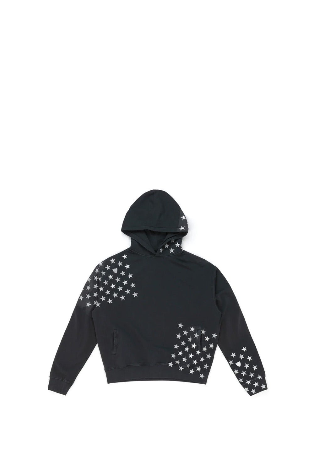 STARS HOODIE Hooded sweater printed on the front. Regular fit. Intentionally broken areas. 100% Cotton. HTC LOS ANGELES