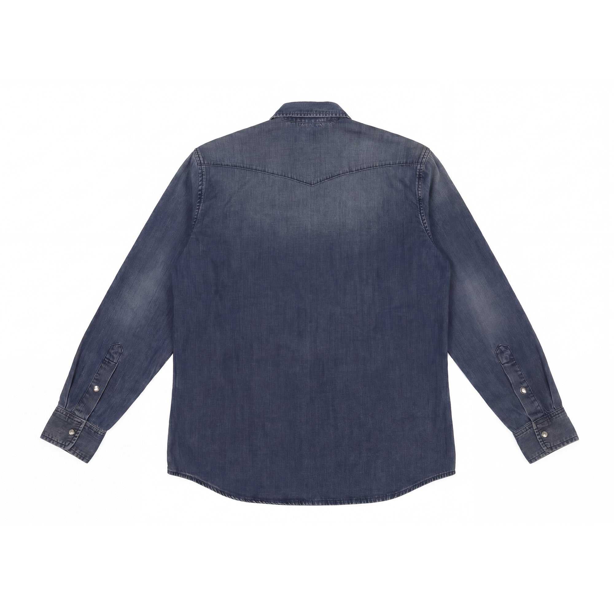 HTC UNISEX WESTERN SHIRT BLUE-3