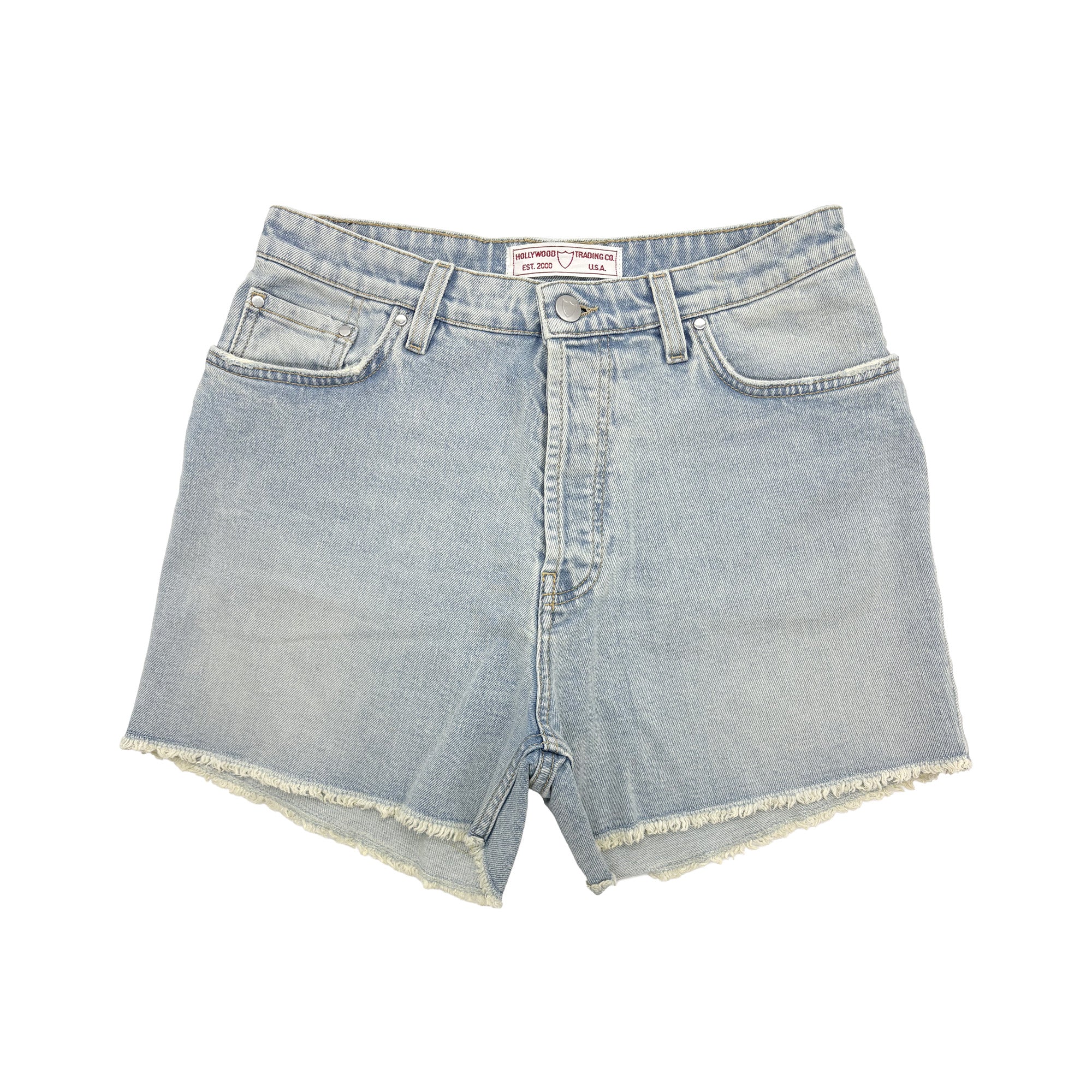 PANTALONCINI A TAGLIO VIVO BLU CHIARO