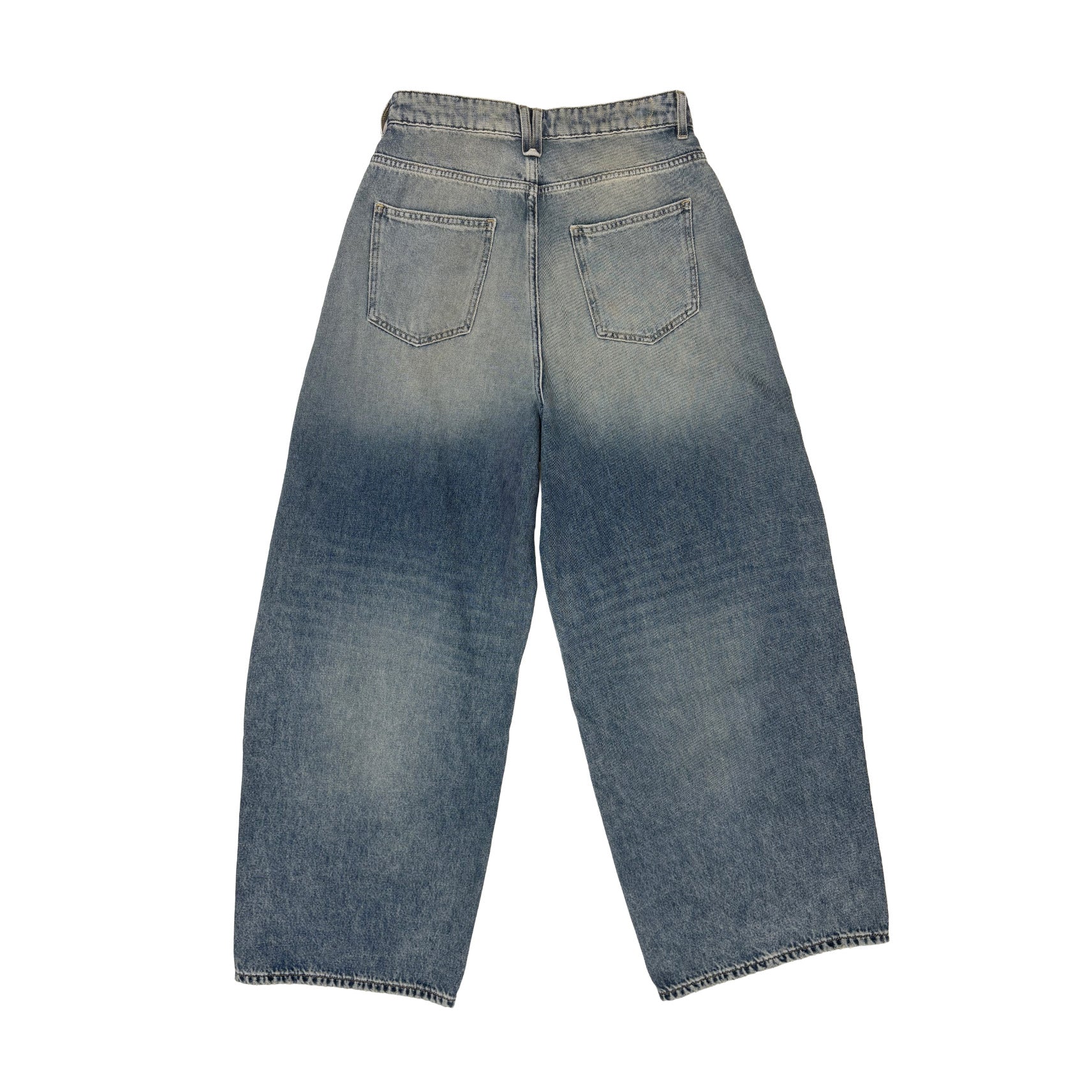 HTC FLOWER DENIM BAGGY MEDIUM BLU-2