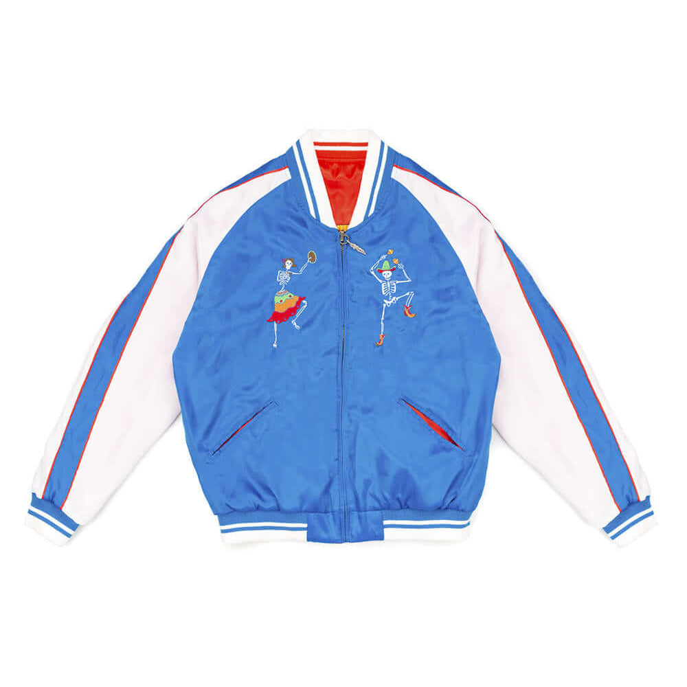 htclosangeles NEW MEXICO BOMBER W NEW MEXICO BOMBER W Htc Bomber, satin jacket Double Face / Reversible. Hollywood Trading Company Hollywood Trading Company
