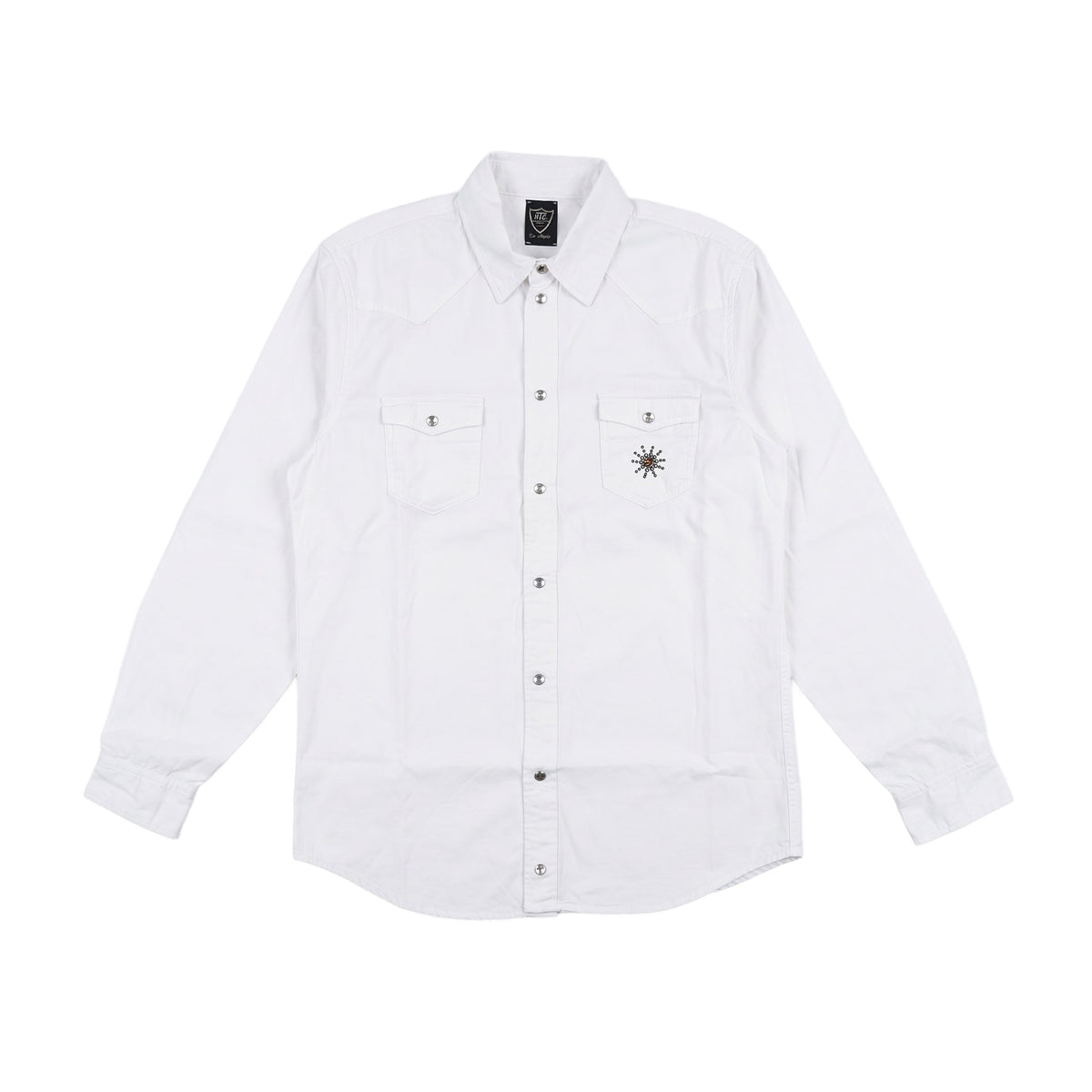 HTC UNISEX WESTERN SHIRT WHITE-1