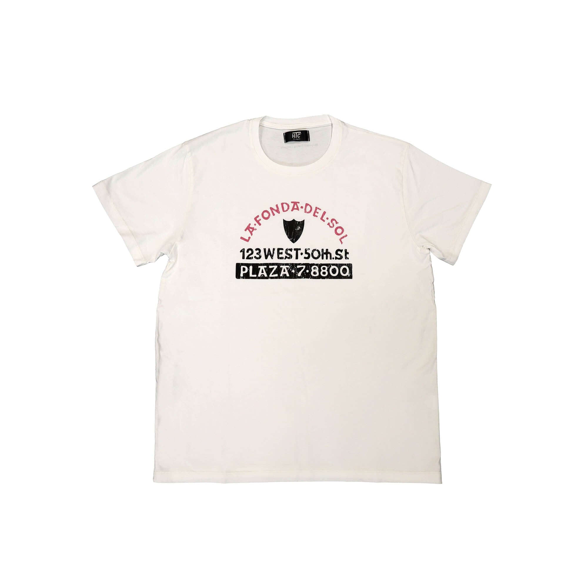 htc los angeles FONDA DEL SOL T-SHIRT FONDA DEL SOL T-SHIRT WHITE T-SHIRTS Hollywood Trading Company Hollywood Trading Company