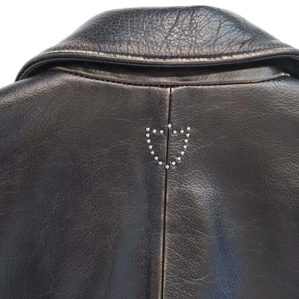 Hollywood Trading Company MICK JACKET MICK JACKET Black leather jacket. Asymmetric zip closure. removable fringes on the shoulders. Side pocket with zip closure. Zippers on the sleeves. 100% leather. Lining 100% viscose. Made in Italy. Hollywood Trading C