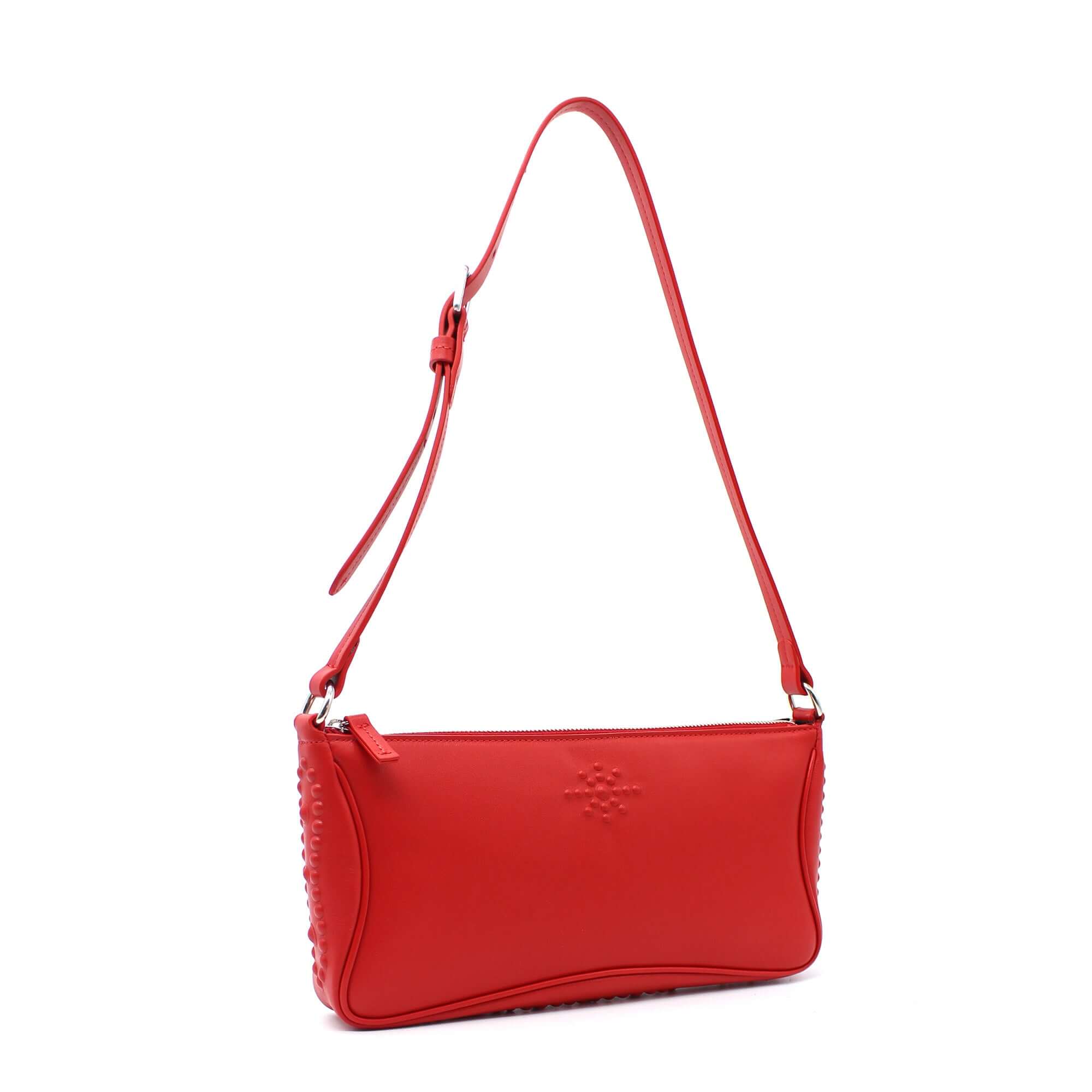 Hollywood Trading Company MIRAGE BAGUETTE RED MIRAGE BAGUETTE RED HTC Los Angeles Baguette bag. 100% Leather. Made In Italy. BAGS Hollywood Trading Company Hollywood Trading Company