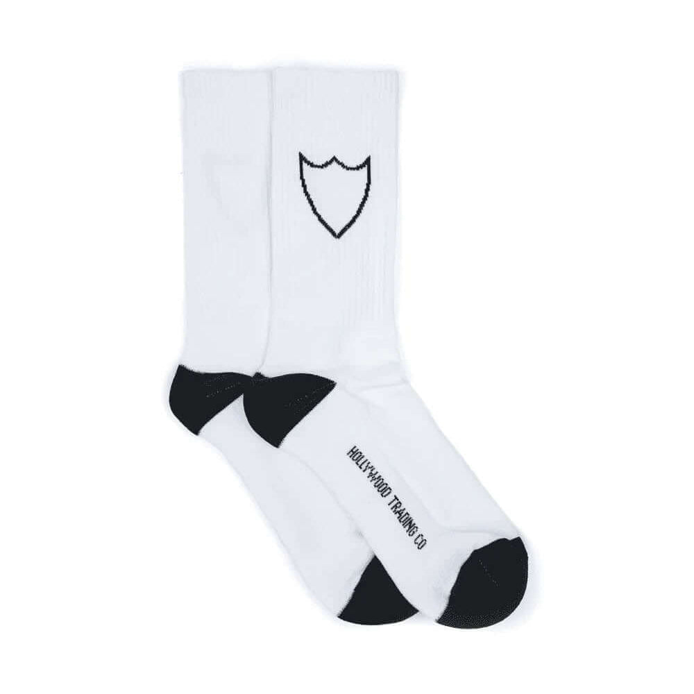 Hollywood Trading Company HTC MAN SOCKS HTC MAN SOCKS Signature man socks with HTC shield logo. 85% Cotton 10% Polyamide 5% Elastane. Made in Italy socks Hollywood Trading Company Hollywood Trading Company