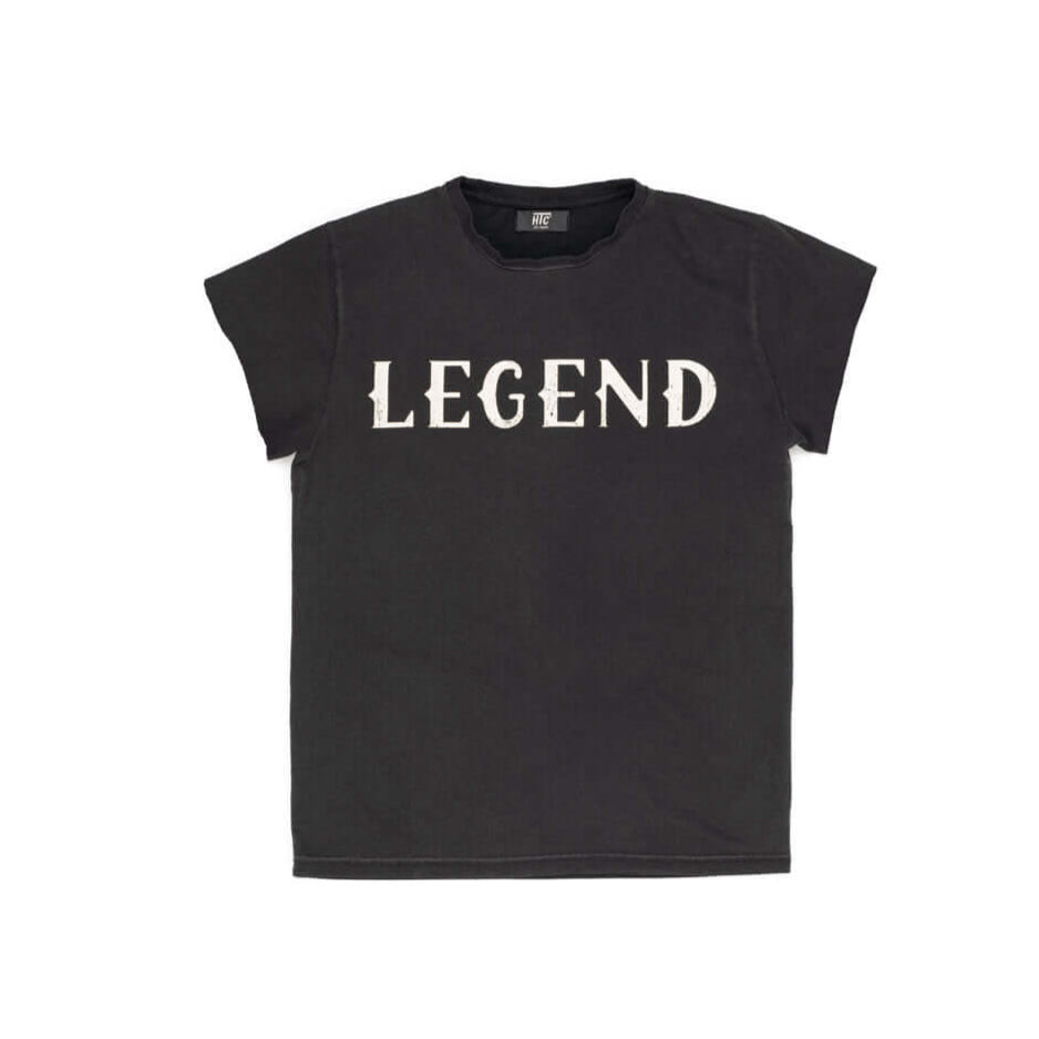 htclosangeles LEGEND TANK LEGEND TANK Regular fit t-shirt with printed. 100% COTTON GARMENT DYE T-SHIRT WITH CORROSION TREATMENT (CRACKED PRINT) t-shirt Hollywood Trading Company Hollywood Trading Company