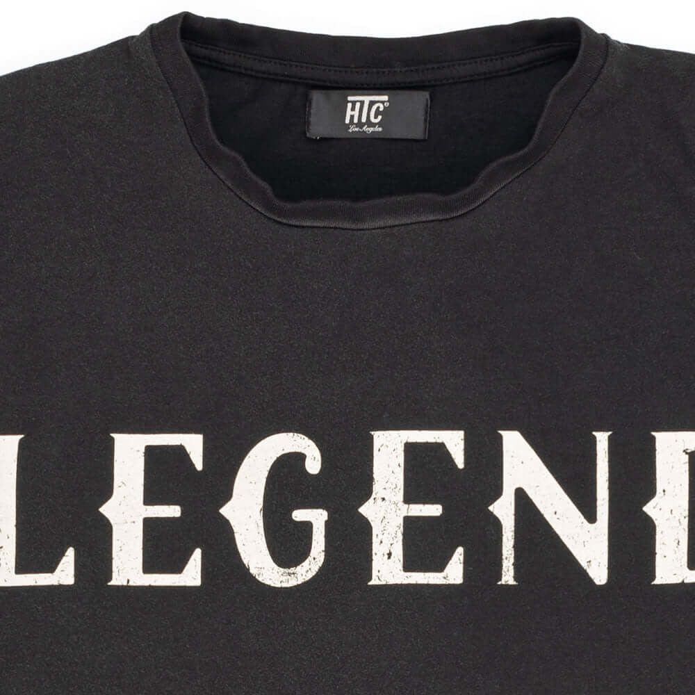 htclosangeles LEGEND TANK LEGEND TANK Regular fit t-shirt with printed. 100% COTTON GARMENT DYE T-SHIRT WITH CORROSION TREATMENT (CRACKED PRINT) t-shirt Hollywood Trading Company Hollywood Trading Company