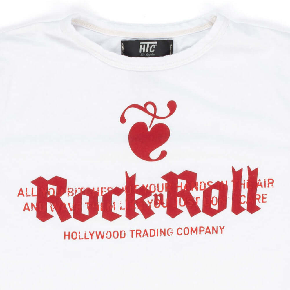Hollywood Trading Company ROCK & ROLL W. T-SHIRT ROCK & ROLL W. T-SHIRT Boxy fit t-shirt with printed. 100% COTTON t-shirt Hollywood Trading Company Hollywood Trading Company