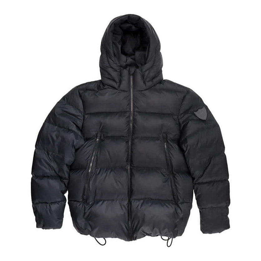 Hollywood Trading Company CHRIS REAL DOWN ROCK JACKET CHRIS REAL DOWN ROCK JACKET DUCK DOWN FILLING. MADE IN ITALY COLOR: BLACK jacket Hollywood Trading Company Hollywood Trading Company