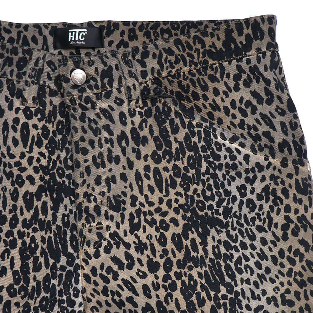 htc los angeles DENIM ANIMALIER MAN LEOPARD DENIM ANIMALIER MAN LEOPARD HTC LEOPARD PRINT DENIM JEANS. COMPOSITION: 99% COTTON 1% ELASTANE PANTS Hollywood Trading Company Hollywood Trading Company
