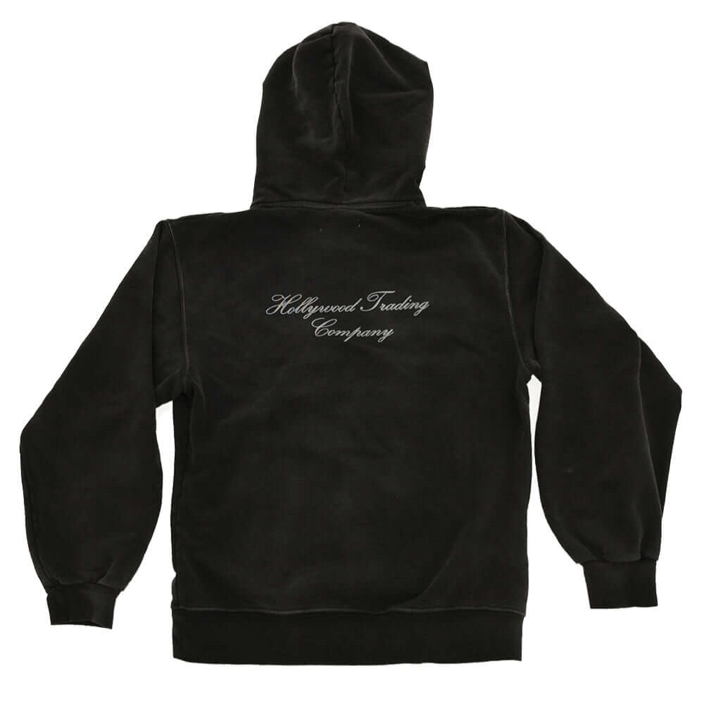 Hollywood Trading Company HOLLYWOOD T.C HOODIE HOLLYWOOD T.C HOODIE REGULAR FIT. 100% COTTON. MADE IN ITALY COLOR: BLACK sweater Hollywood Trading Company Hollywood Trading Company