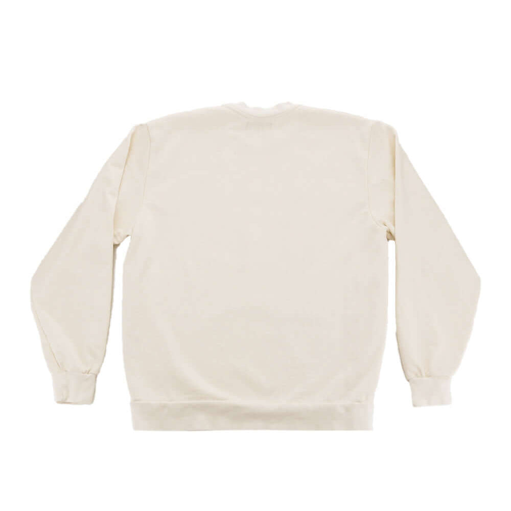 Hollywood Trading Company HOLLYWOOD T.C FADED CREWNECK HOLLYWOOD T.C FADED CREWNECK REGULAR FIT. 100% COTTON. MADE IN ITALY COLOR: OFF WHITE sweater Hollywood Trading Company Hollywood Trading Company