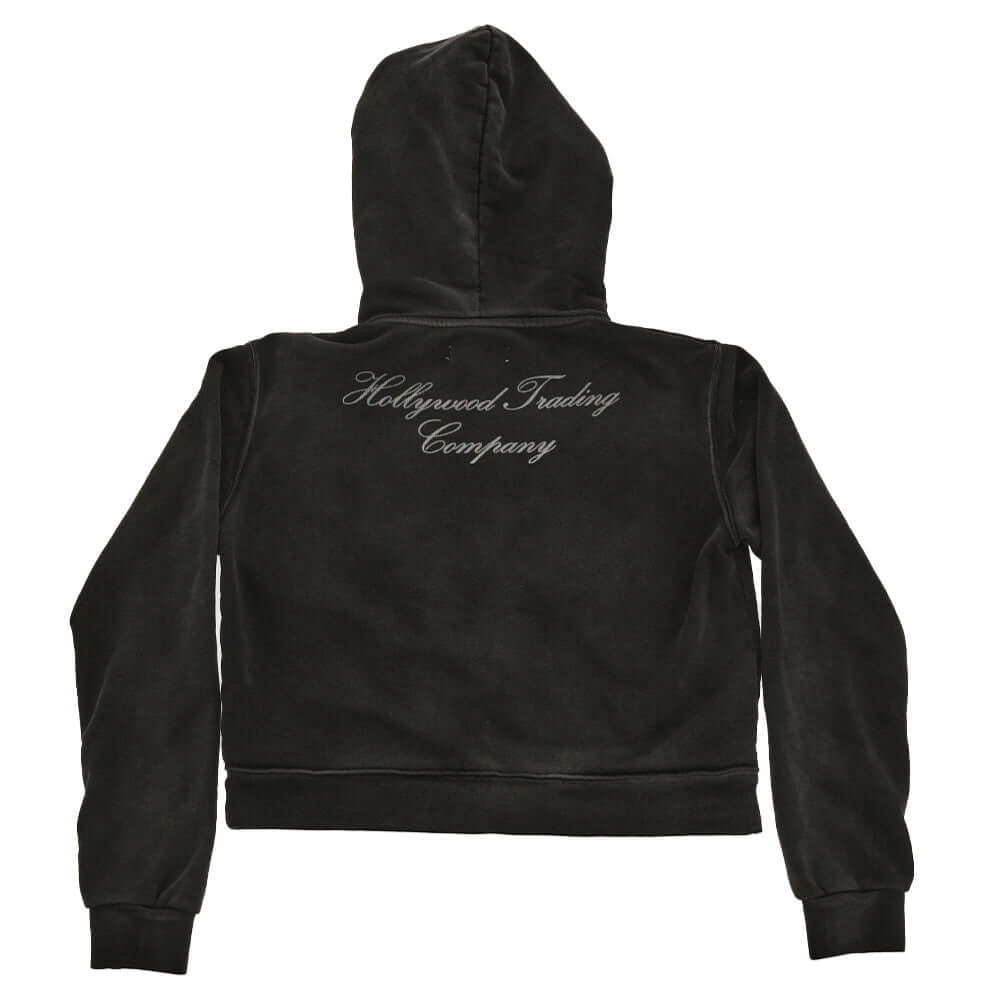 htc los angeles HOLLYWOOD T.C WOMAN ZIP HOODIE HOLLYWOOD T.C WOMAN ZIP HOODIE BLACK SWEATERS Hollywood Trading Company Hollywood Trading Company