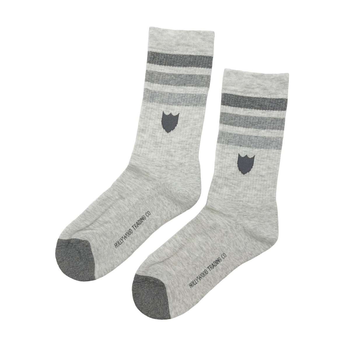 CALZE DONNA SHIELD STRIPES GREY-1