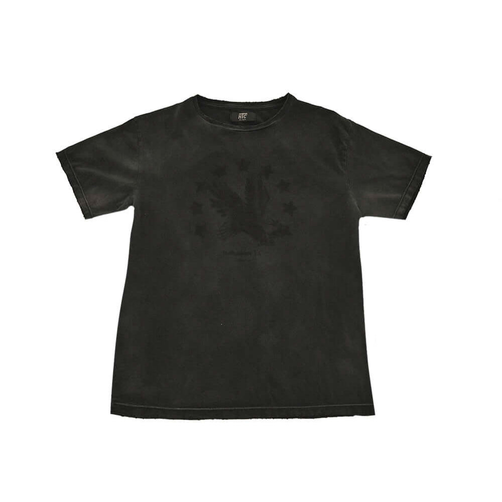 Hollywood Trading Company EAGLE BLACK T-SHIRT EAGLE BLACK T-SHIRT Regular fit t-shirt with printed 100% COTTON Made in Italy t-shirt Hollywood Trading Company Hollywood Trading Company