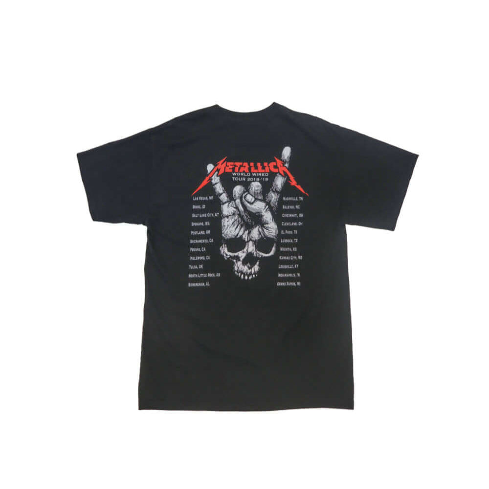 Hollywood Trading Company HTC VINTAGE METALLICA T-SHIRT HTC VINTAGE METALLICA T-SHIRT ONE OF A KIND VINTAGE T-SHIRT WITH ORIGINAL METALLICA PRINT, REWORKED WITH YELLOW HTC LOGO ON THE FRONT. REGULAR FIT. t-shirt Hollywood Trading Company Hollywood Trading