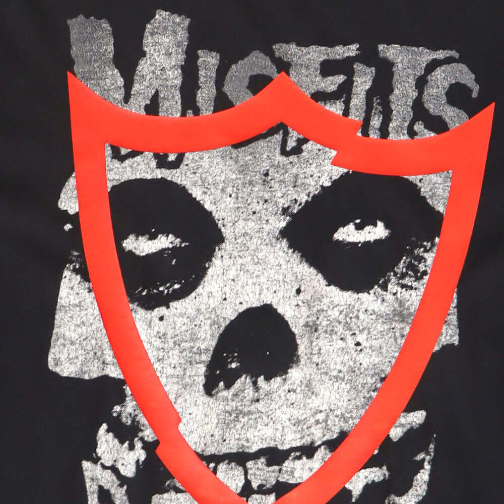 Hollywood Trading Company HTC VINTAGE MISFITS T-SHIRT HTC VINTAGE MISFITS T-SHIRT ONE OF A KIND VINTAGE T-SHIRT WITH ORIGINAL MISFITS PRINT, REWORKED WITH RED HTC LOGO ON THE FRONT. BOXY FIT. t-shirt Hollywood Trading Company Hollywood Trading Company
