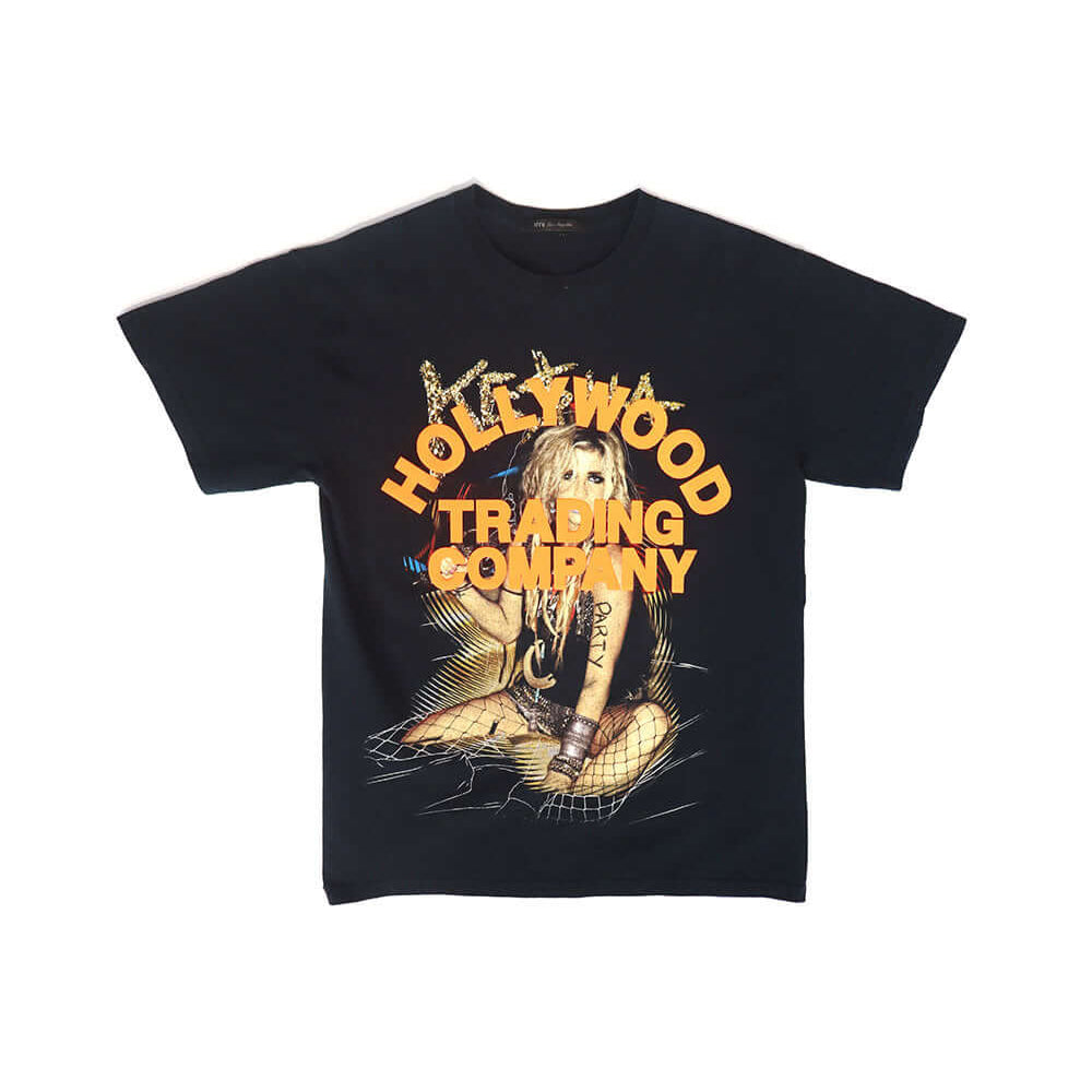 Hollywood Trading Company HTC VINTAGE KESHA T-SHIRT HTC VINTAGE KESHA T-SHIRT ONE OF A KIND VINTAGE T-SHIRT WITH ORIGINAL KE$HA PRINT, REWORKED WITH ORANGE HTC LOGO ON THE FRONT. REGULAR FIT t-shirt Hollywood Trading Company Hollywood Trading Company