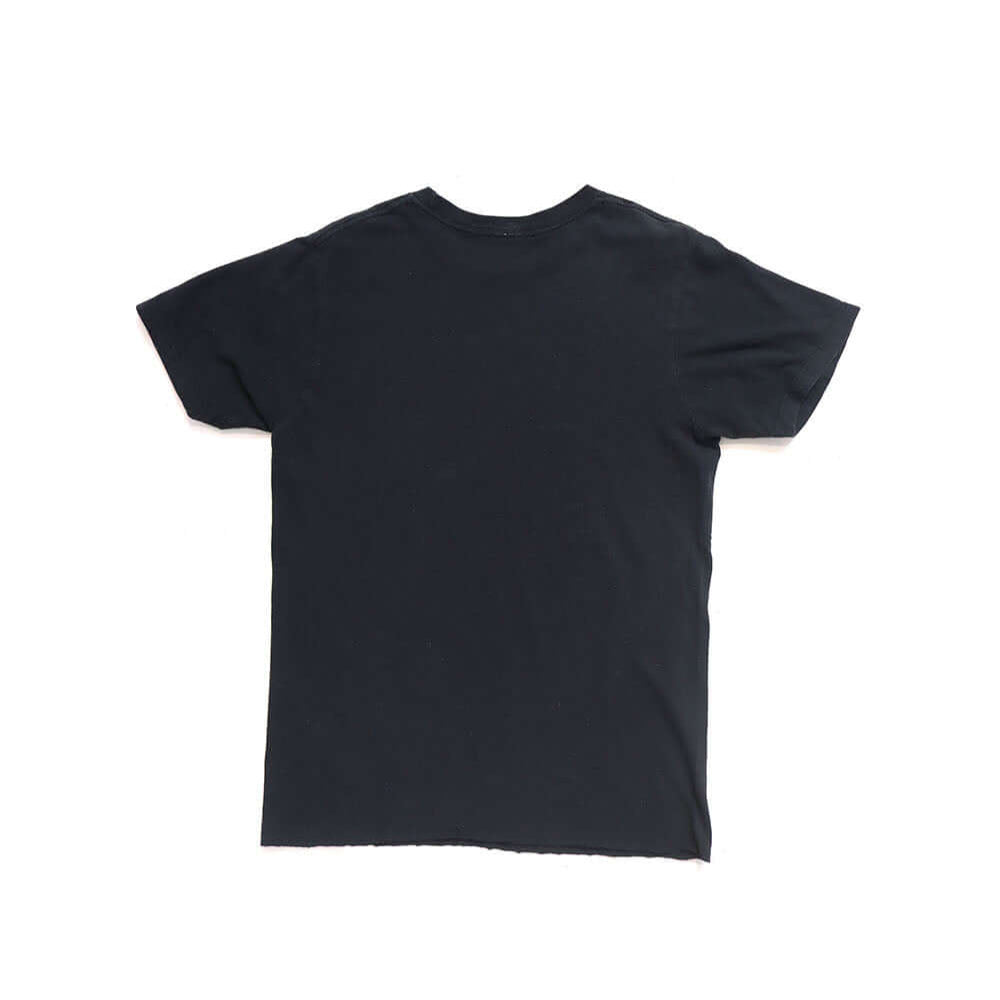 Hollywood Trading Company HTC VINTAGE GHOST LUX T-SHIRT MIX BLACK HTC VINTAGE GHOST LUX T-SHIRT MIX BLACK ONE OF A KIND VINTAGE T-SHIRT WITH ORIGINAL GHOST PRINT, REWORKED WITH BLUE STUDDED HTC LOGO ON THE FRONT. REGULAR FIT. T-SHIRTS Hollywood Trading Co