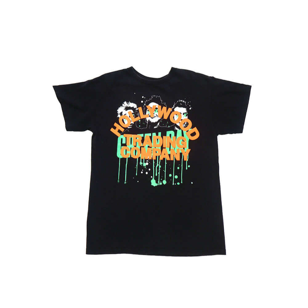 htc los angeles HTC VINTAGE GREEN DAY T-SHIRT MIX BLACK HTC VINTAGE GREEN DAY T-SHIRT MIX BLACK ONE OF A KIND VINTAGE T-SHIRT WITH ORIGINAL GREEN DAY PRINT, REWORKED WITH ORANGE HTC LOGO ON THE FRONT. REGULAR FIT. T-SHIRTS Hollywood Trading Company Hollyw