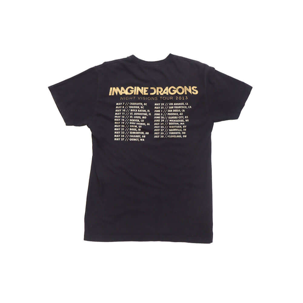 htc los angeles HTC VINTAGE IMAGINE DRAGONS LUX T-SHIRT MIX BLACK HTC VINTAGE IMAGINE DRAGONS LUX T-SHIRT MIX BLACK ONE OF A KIND VINTAGE T-SHIRT WITH ORIGINAL IMAGINE DRAGONS PRINT, REWORKED WITH SILVER STUDDED HTC LOGO ON THE FRONT. REGULAR FIT. T-SHIRT