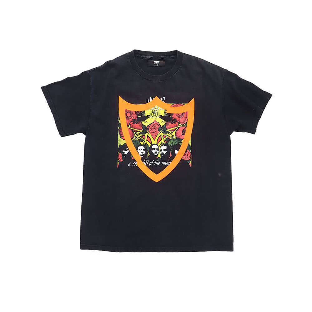 htc los angeles HTC VINTAGE INCUBUS T-SHIRT MIX BLACK HTC VINTAGE INCUBUS T-SHIRT MIX BLACK ONE OF A KIND VINTAGE T-SHIRT WITH ORIGINAL INCUBUS PRINT, REWORKED WITH ORANGE HTC LOGO ON THE FRONT. BOXY FIT. T-SHIRTS Hollywood Trading Company Hollywood Tradi