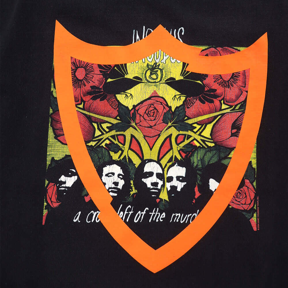 htc los angeles HTC VINTAGE INCUBUS T-SHIRT MIX BLACK HTC VINTAGE INCUBUS T-SHIRT MIX BLACK ONE OF A KIND VINTAGE T-SHIRT WITH ORIGINAL INCUBUS PRINT, REWORKED WITH ORANGE HTC LOGO ON THE FRONT. BOXY FIT. T-SHIRTS Hollywood Trading Company Hollywood Tradi