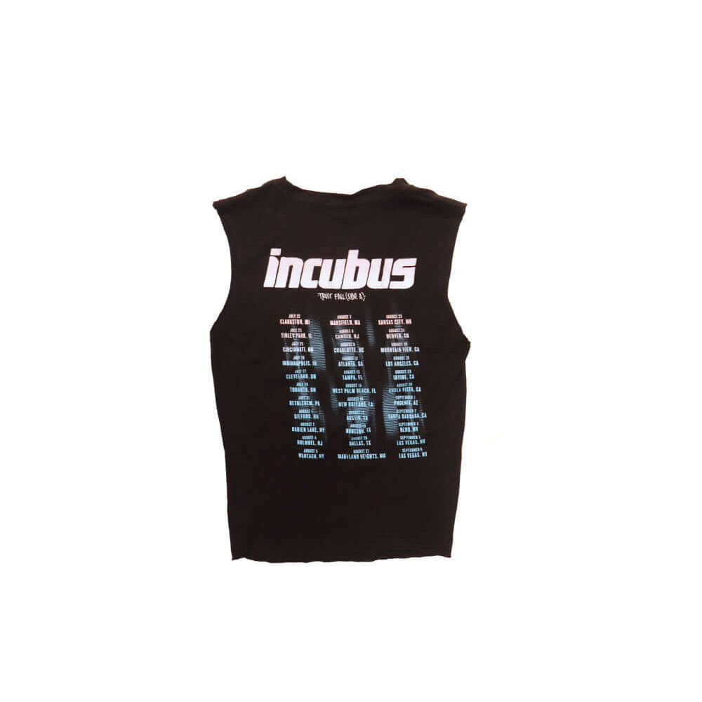 htc los angeles HTC VINTAGE INCUBUS LUX T-SHIRT MIX BLACK HTC VINTAGE INCUBUS LUX T-SHIRT MIX BLACK ONE OF A KIND VINTAGE T-SHIRT WITH ORIGINAL INCUBUS PRINT, REWORKED WITH VIOLET STUDDED HTC LOGO ON THE FRONT. REGULAR TANK FIT. T-SHIRTS Hollywood Trading