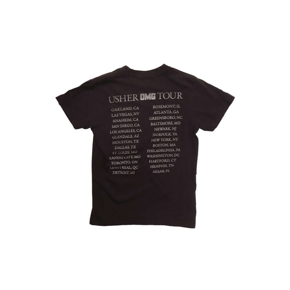 htc los angeles HTC VINTAGE USHER LUX T-SHIRT MIX BLACK HTC VINTAGE USHER LUX T-SHIRT MIX BLACK ONE OF A KIND VINTAGE T-SHIRT WITH ORIGINAL USHER PRINT, REWORKED WITH RED STUDDED HTC LOGO ON THE FRONT. REGULAR FIT. T-SHIRTS Hollywood Trading Company Holly