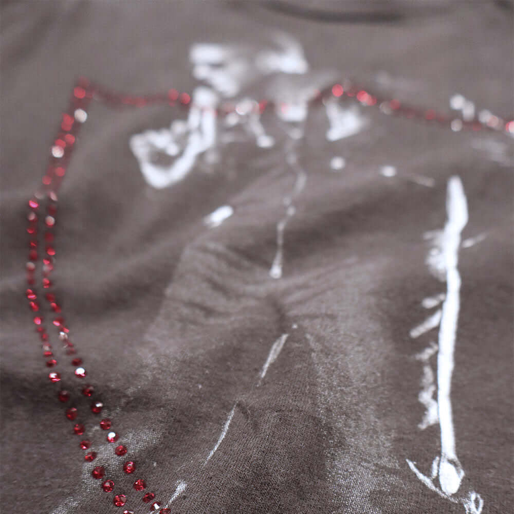 htc los angeles HTC VINTAGE USHER LUX T-SHIRT MIX BLACK HTC VINTAGE USHER LUX T-SHIRT MIX BLACK ONE OF A KIND VINTAGE T-SHIRT WITH ORIGINAL USHER PRINT, REWORKED WITH RED STUDDED HTC LOGO ON THE FRONT. REGULAR FIT. T-SHIRTS Hollywood Trading Company Holly