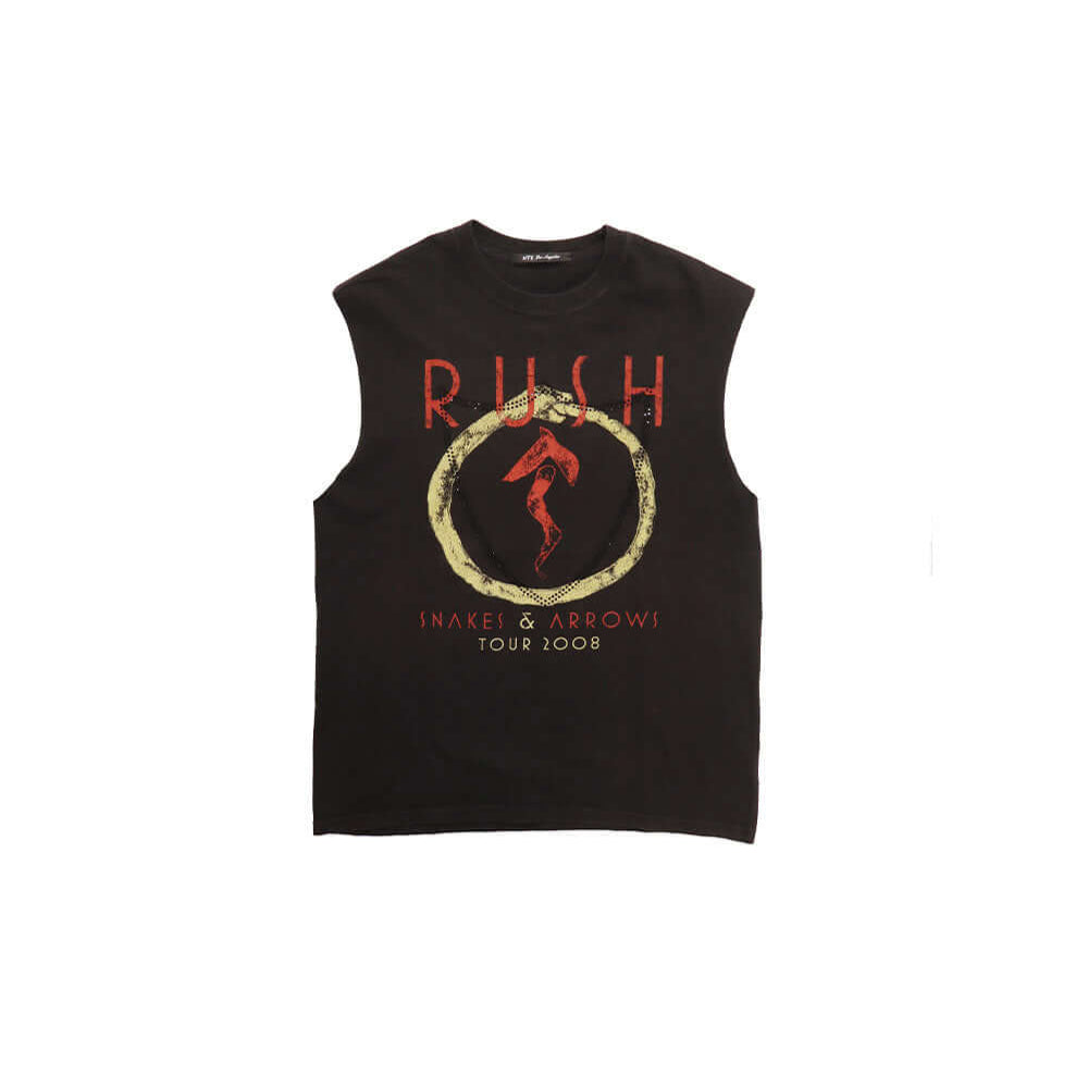 htc los angeles HTC VINTAGE RUSH LUX T-SHIRT MIX BLACK HTC VINTAGE RUSH LUX T-SHIRT MIX BLACK ONE OF A KIND VINTAGE T-SHIRT WITH ORIGINAL RUSH PRINT, REWORKED WITH BLACK STUDDED HTC LOGO ON THE FRONT. REGULAR FIT. T-SHIRTS Hollywood Trading Company Hollyw