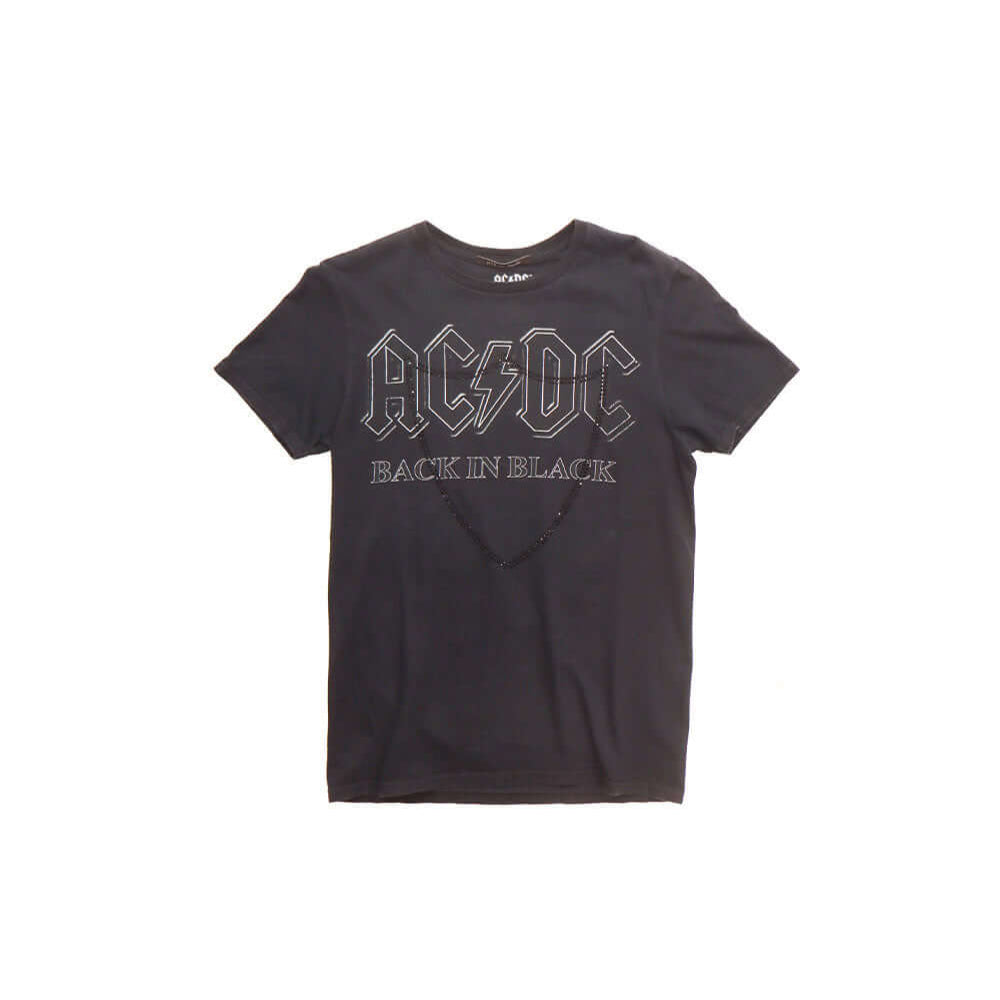 htc los angeles HTC VINTAGE AC/DC B.I.B. LUX T-SHIRT MIX BLACK HTC VINTAGE AC/DC B.I.B. LUX T-SHIRT MIX BLACK ONE OF A KIND VINTAGE T-SHIRT WITH ORIGINAL AC/DC PRINT, REWORKED WITH BLACK STUDDED HTC LOGO ON THE FRONT. REGULAR FIT. T-SHIRTS Hollywood Tradi
