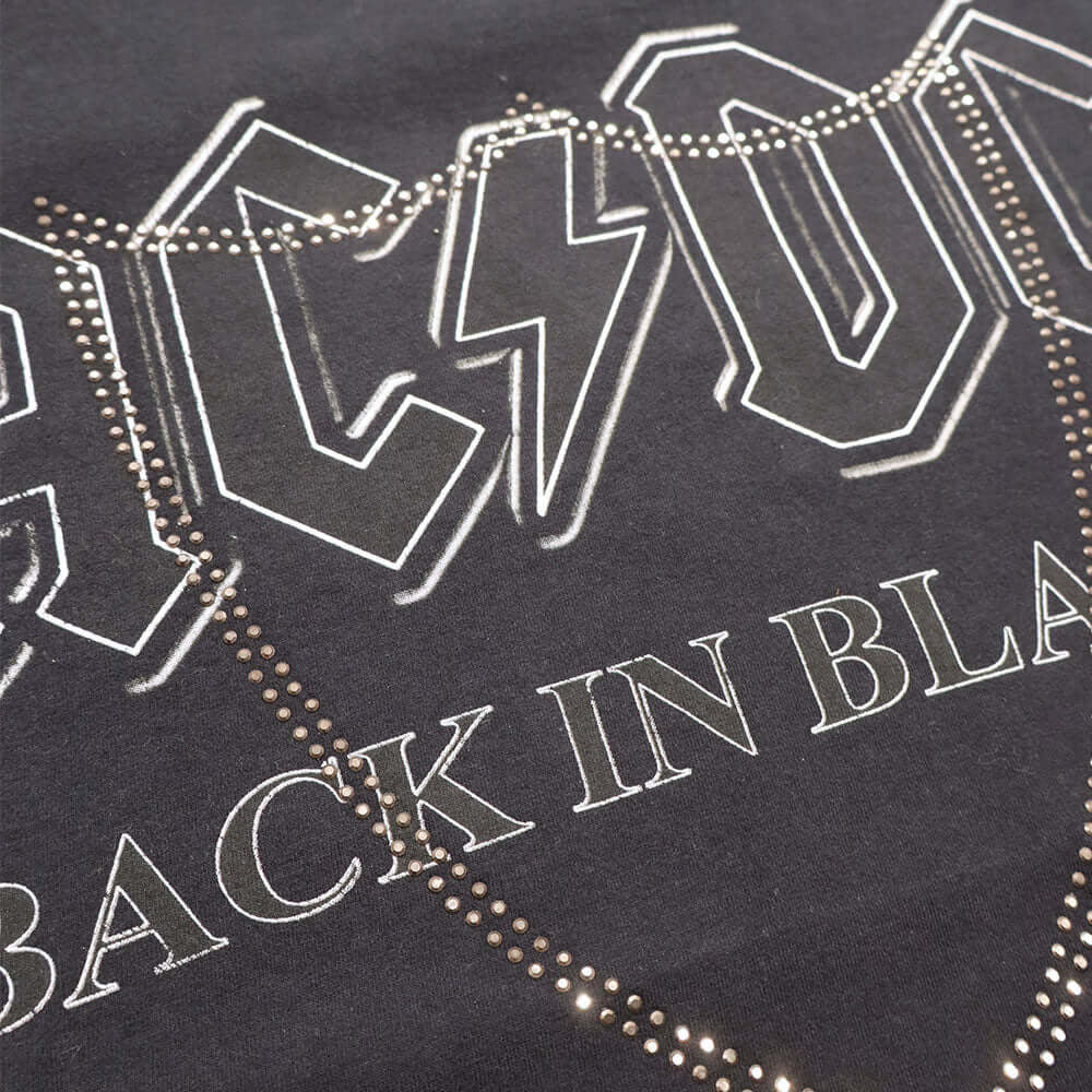 htc los angeles HTC VINTAGE AC/DC B.I.B. STUDDED T-SHIRT MIX BLACK HTC VINTAGE AC/DC B.I.B. STUDDED T-SHIRT MIX BLACK ONE OF A KIND VINTAGE T-SHIRT WITH ORIGINAL AC/DC PRINT, REWORKED WITH SILVER STUDDED HTC LOGO ON THE FRONT. REGULAR FIT. T-SHIRTS Hollyw