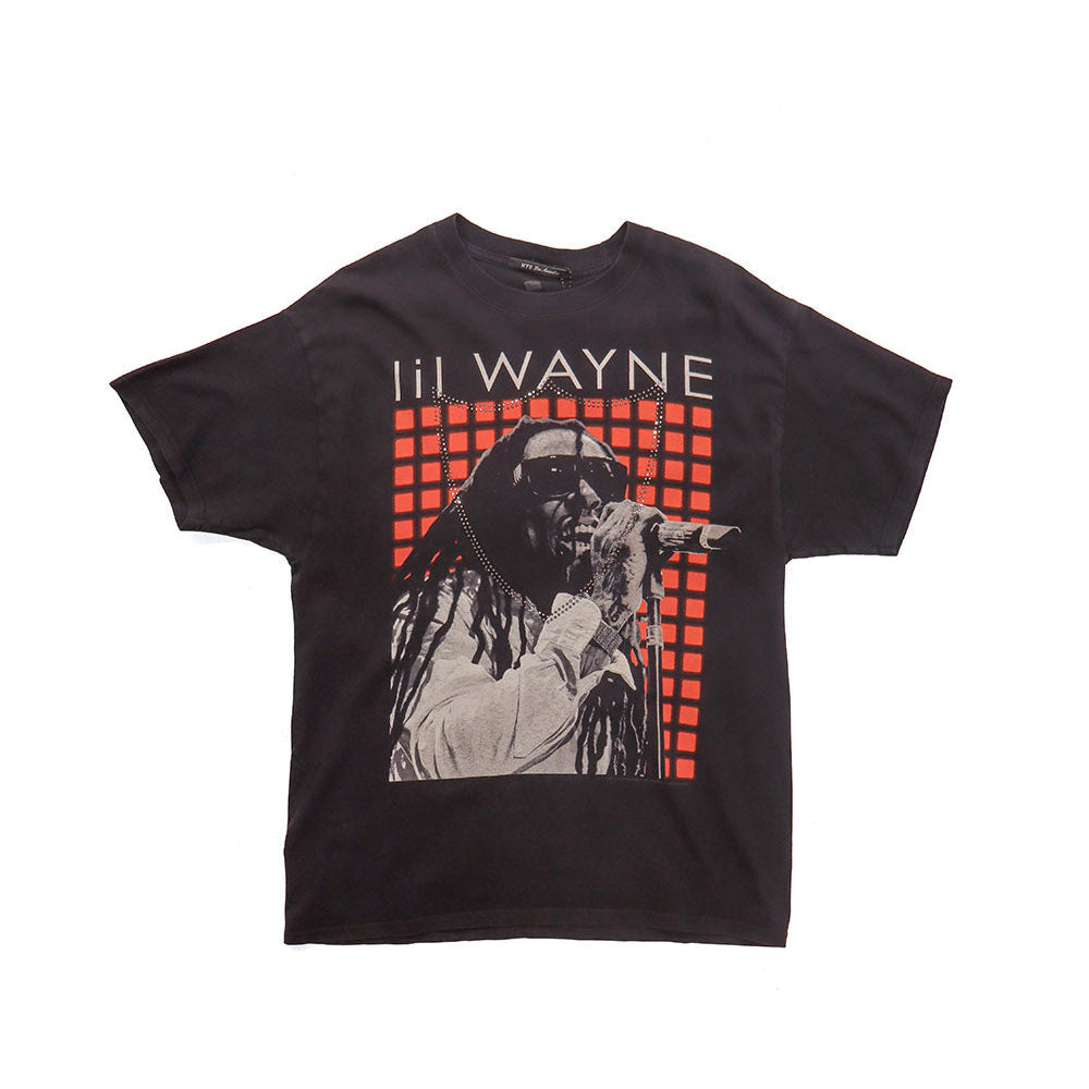 HTC VINTAGE LIL WAYNE MIC T-SHIRT MIX BLACK-1