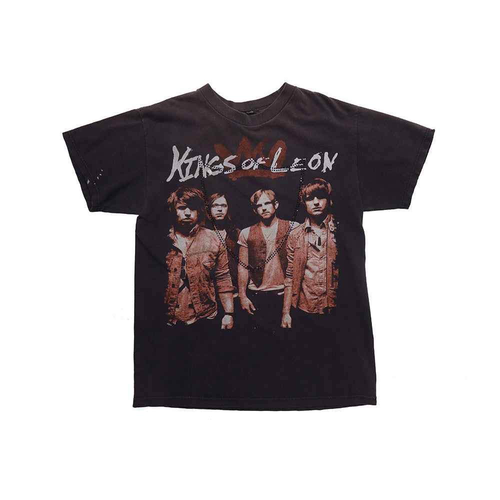 HTC VINTAGE KINGS OF LEON LUX T-SHIRT GRIGIO SCURO-1
