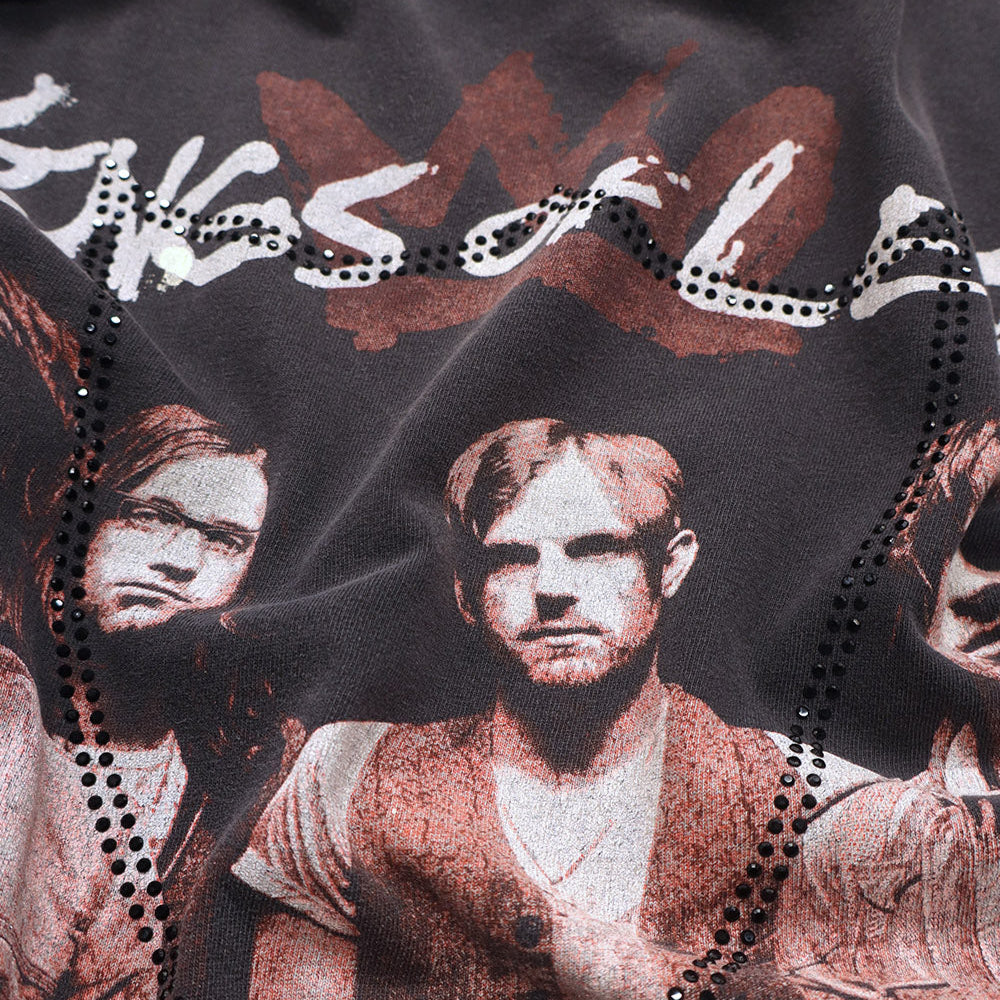 HTC VINTAGE KINGS OF LEON LUX T-SHIRT GRIGIO SCURO-3