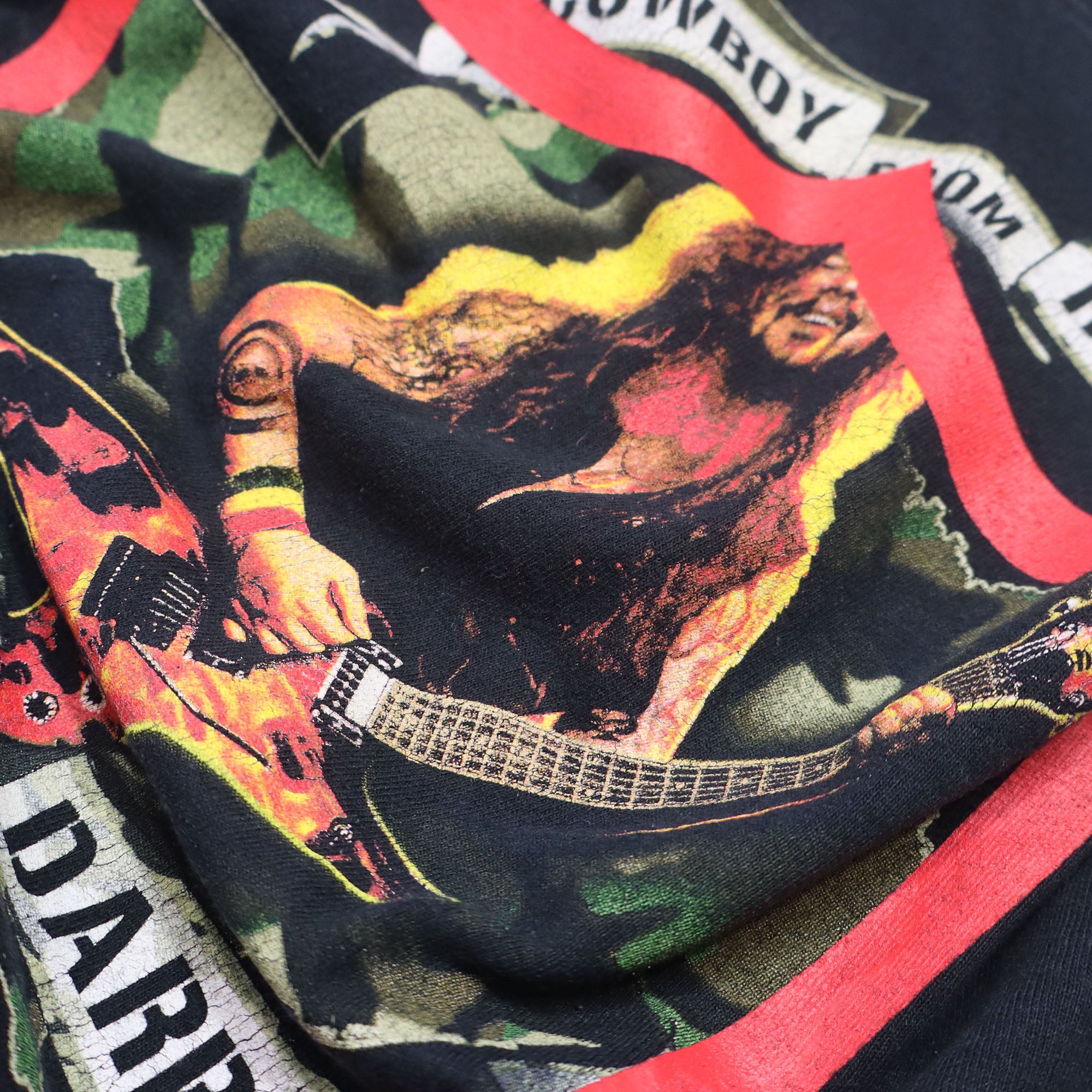 HTC VINTAGE COWBOYS FROM HELL T-SHIRT MIX BLACK-3