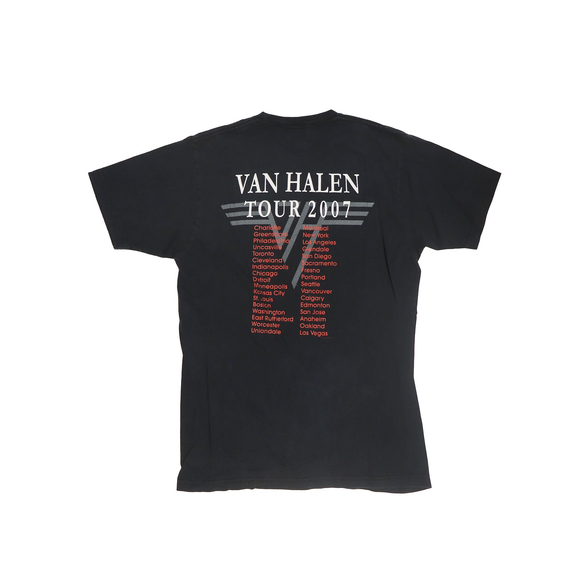 HTC VINTAGE VAN HALEN T-SHIRT MIX BLACK-2
