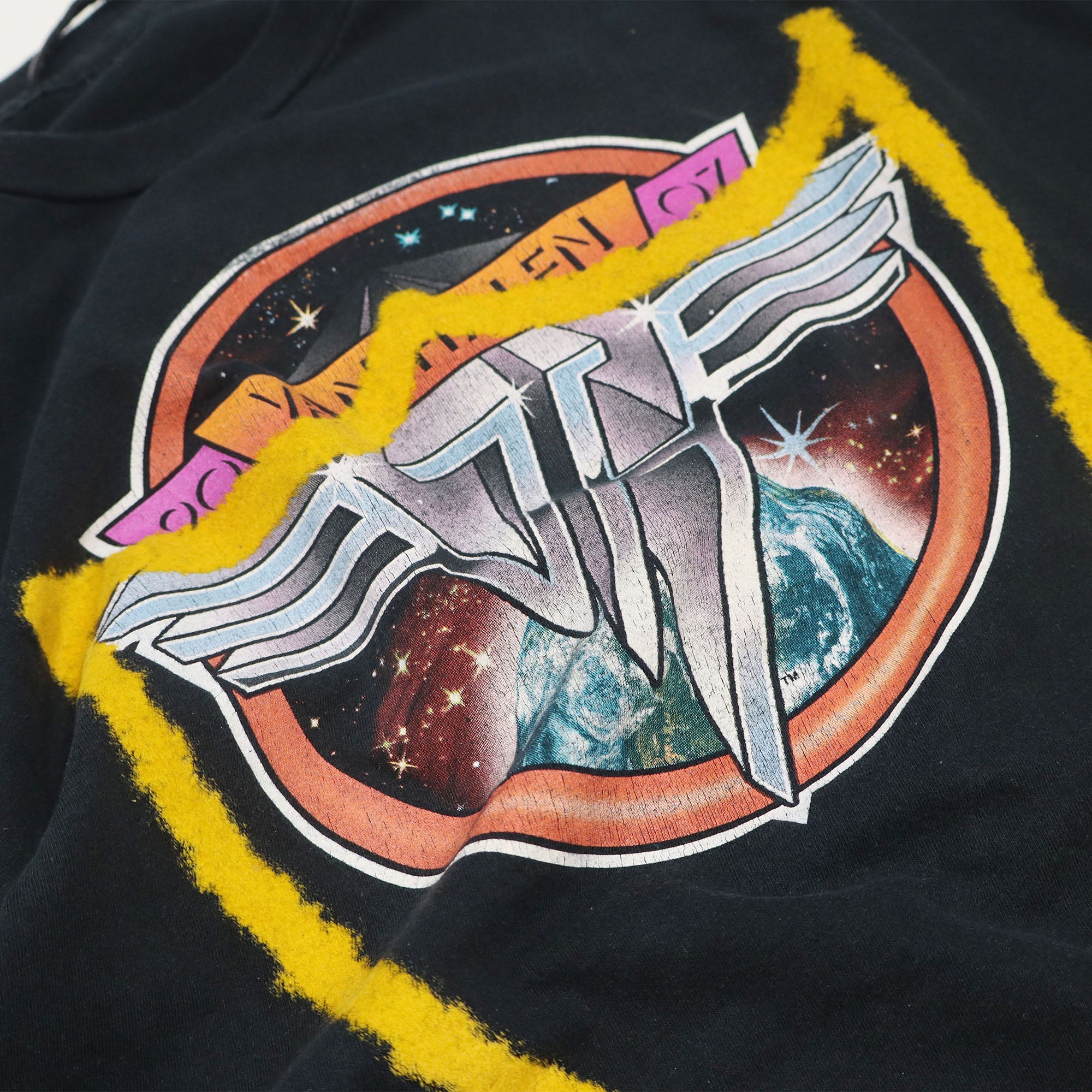 HTC VINTAGE VAN HALEN T-SHIRT MIX BLACK-3