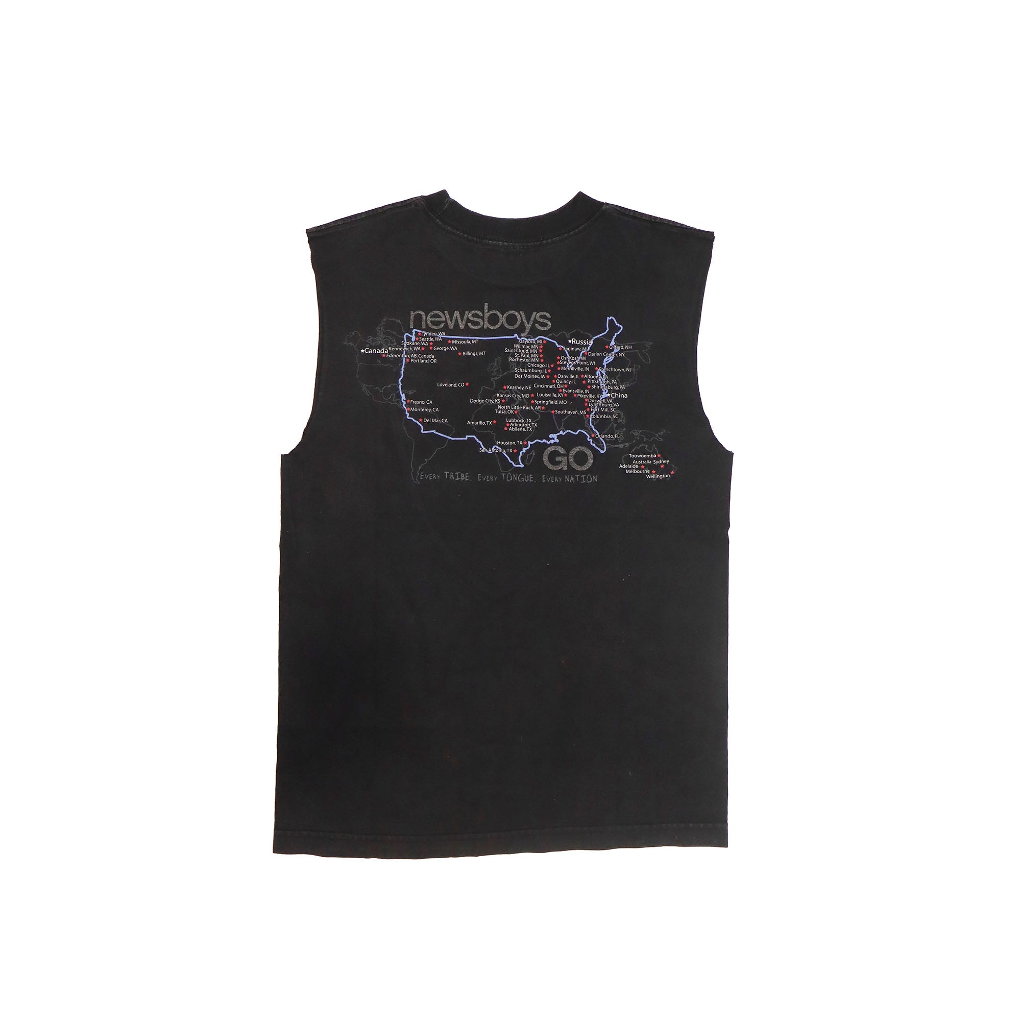 HTC VINTAGE NEWSBOYS LUX T-SHIRT MIX BLACK-2
