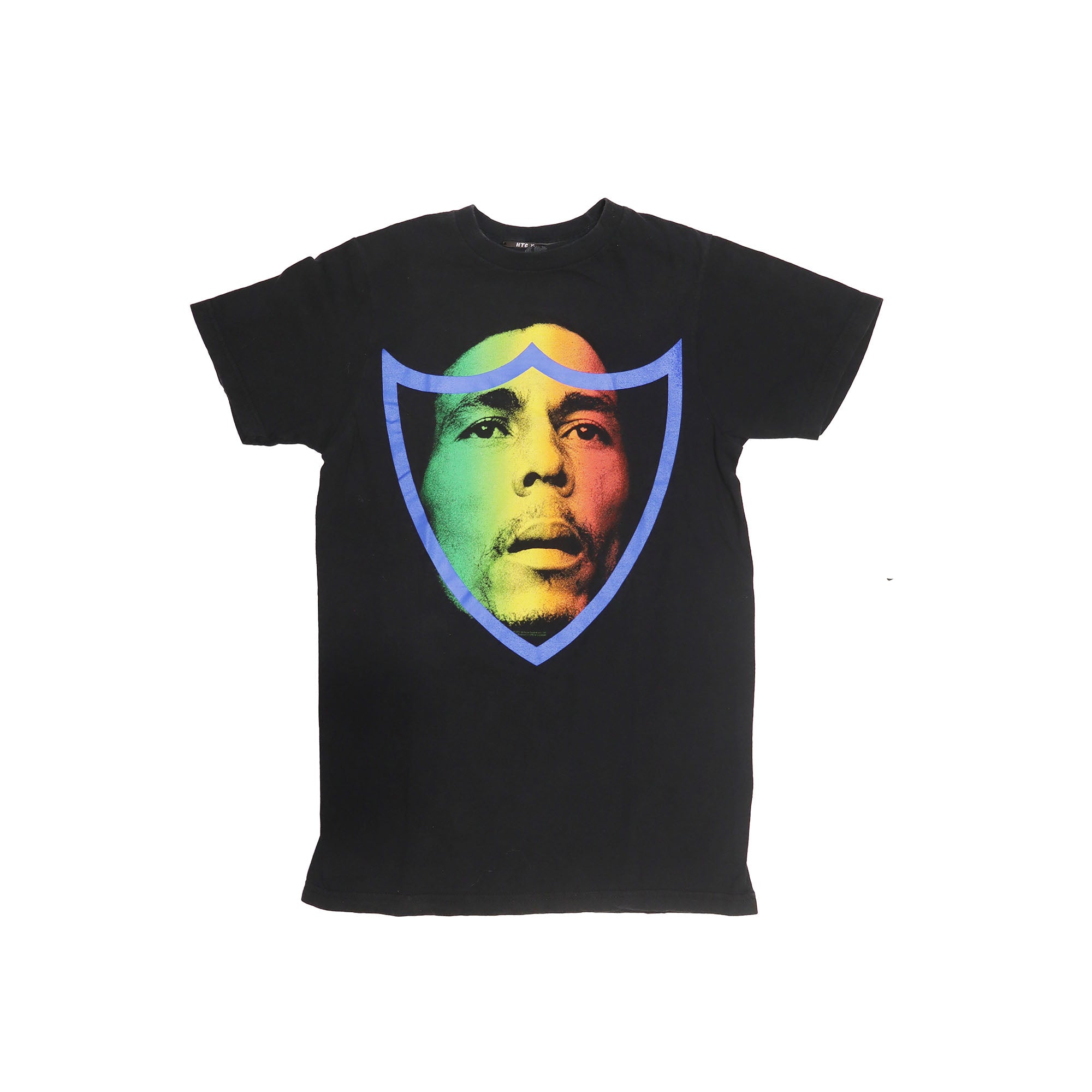 HTC VINTAGE BOB MARLEY FACE T-SHIRT MIX BLACK-1