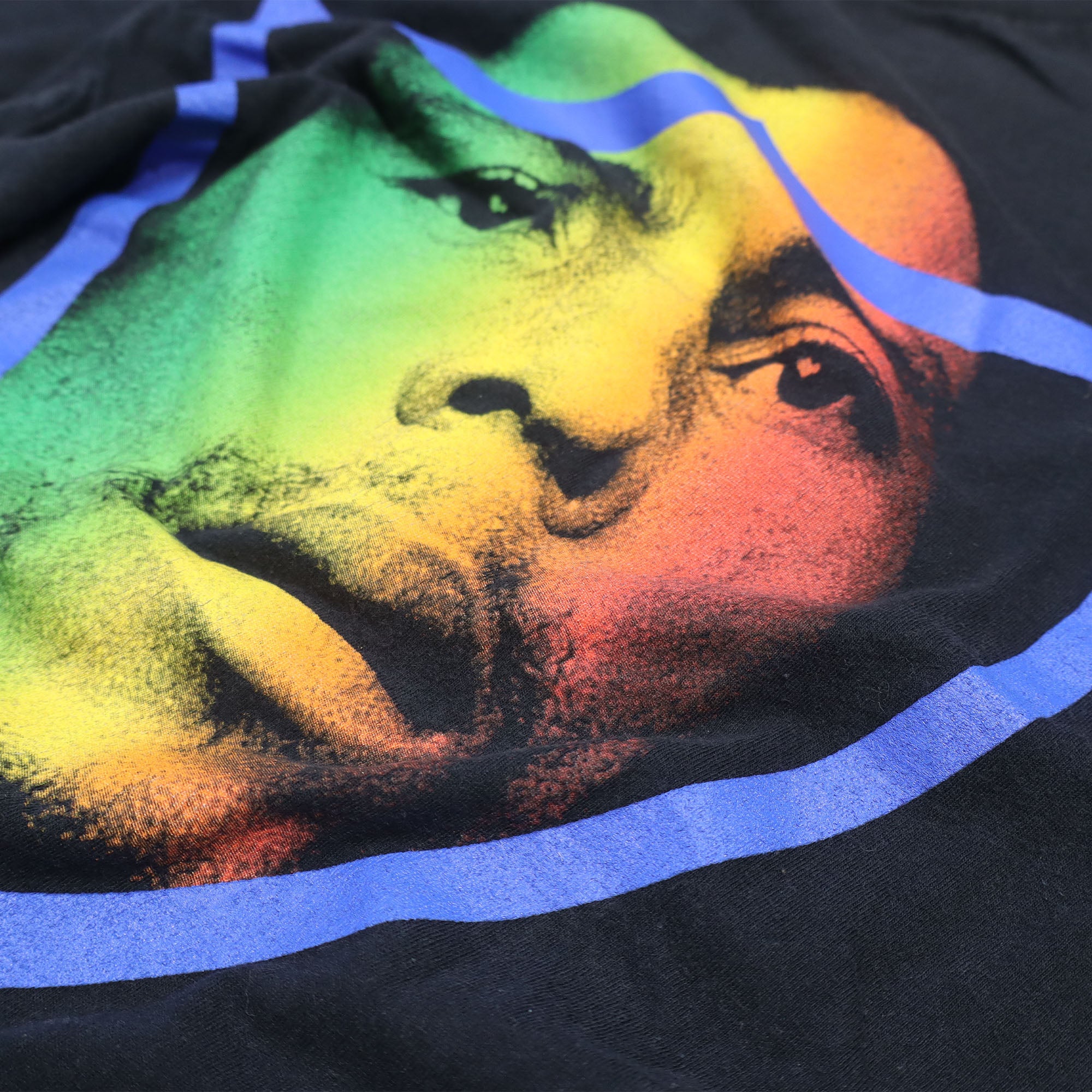 HTC VINTAGE BOB MARLEY FACE T-SHIRT MIX BLACK-3